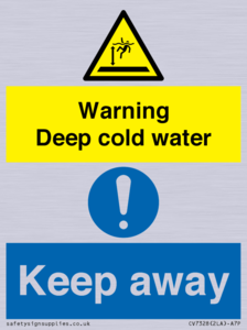 Warning Deep cold water Keep away